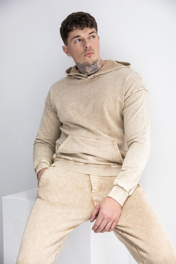 Sweat à capuche délavé - Frilivin