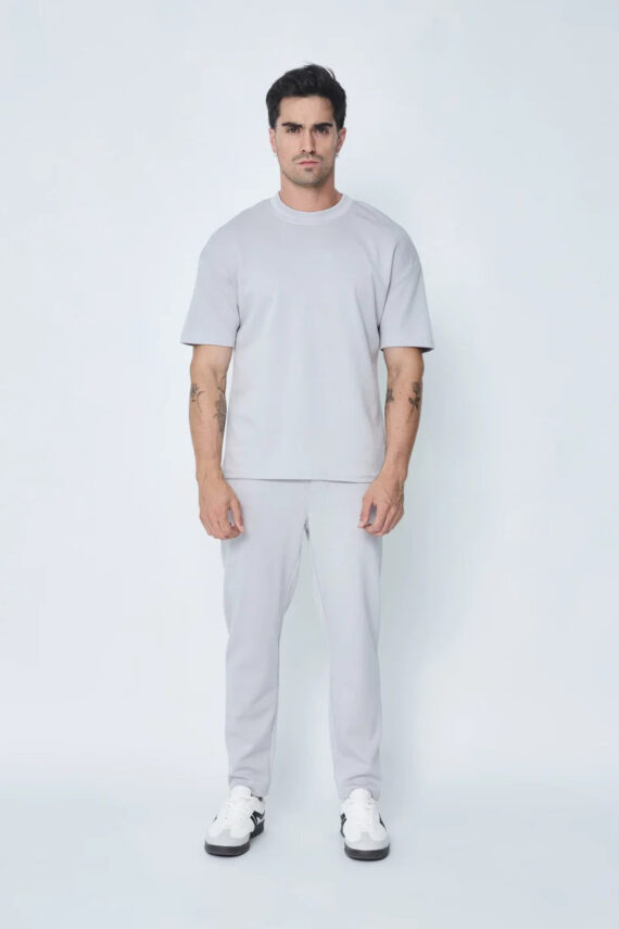 Set van effen t-shirt en broek