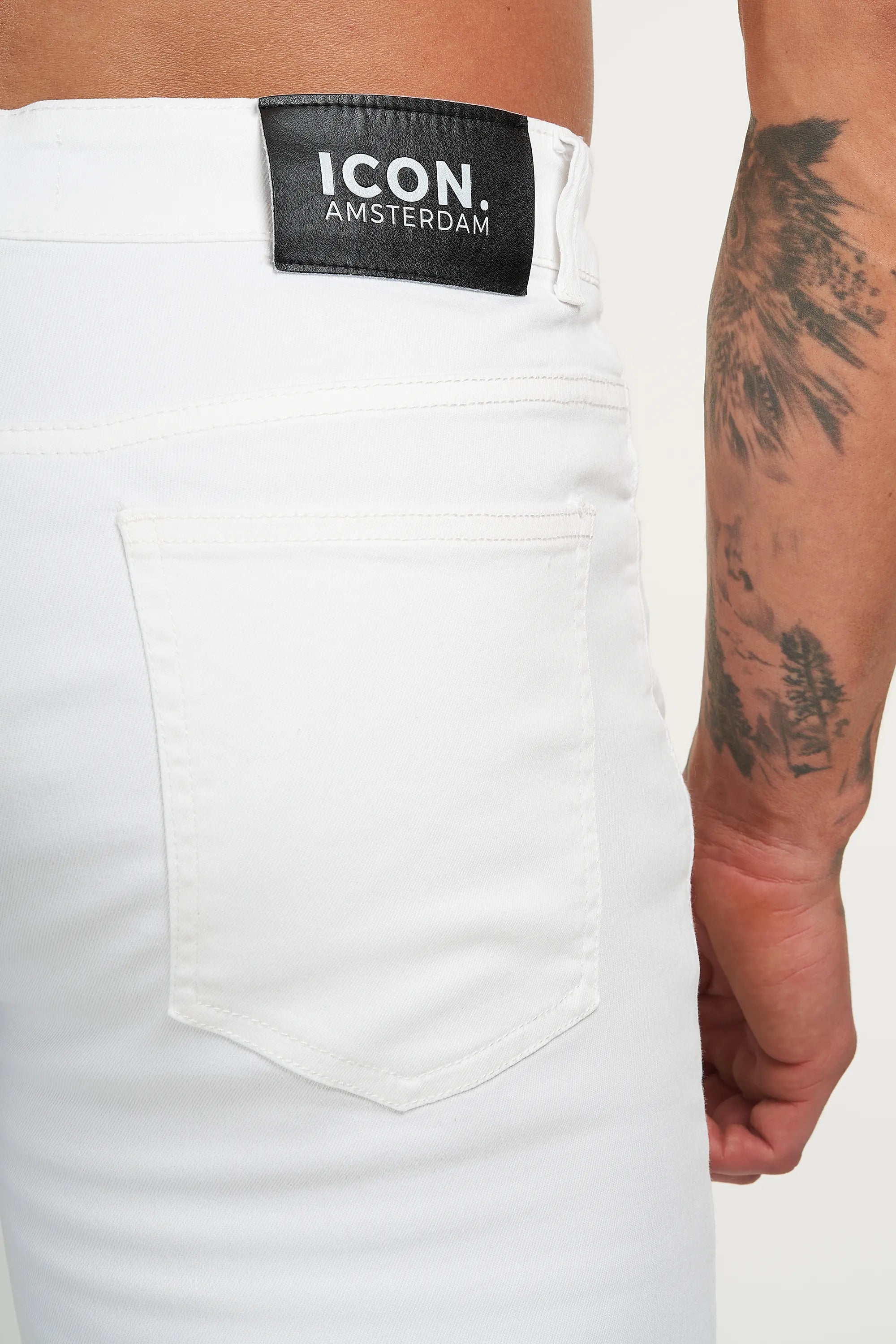 DE LORENZO SHORTS - WIT - Afbeelding 10