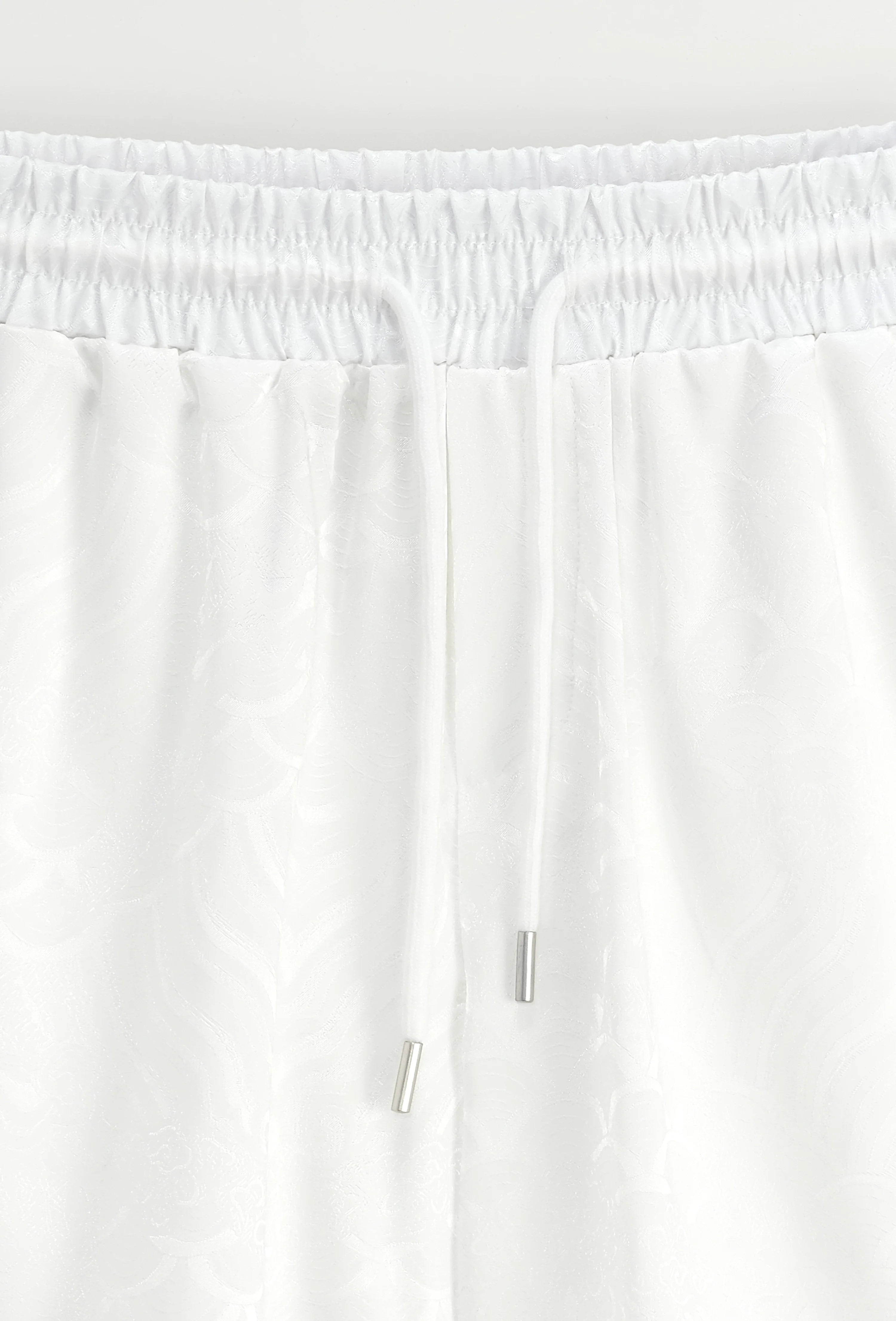 Set van effen shirt en korte broek met patroon - Afbeelding 3