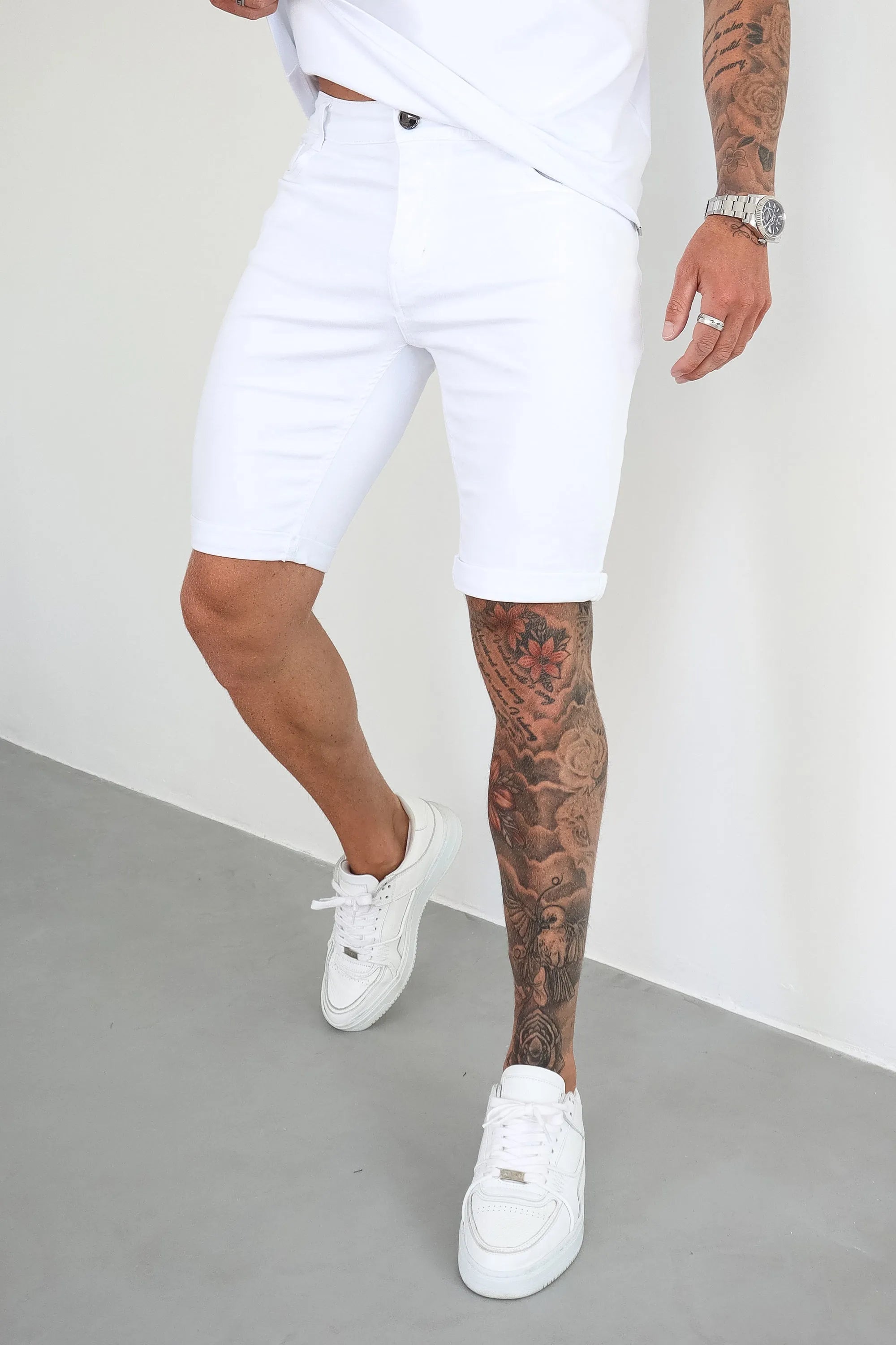 DE LORENZO SHORTS - WIT - Afbeelding 4