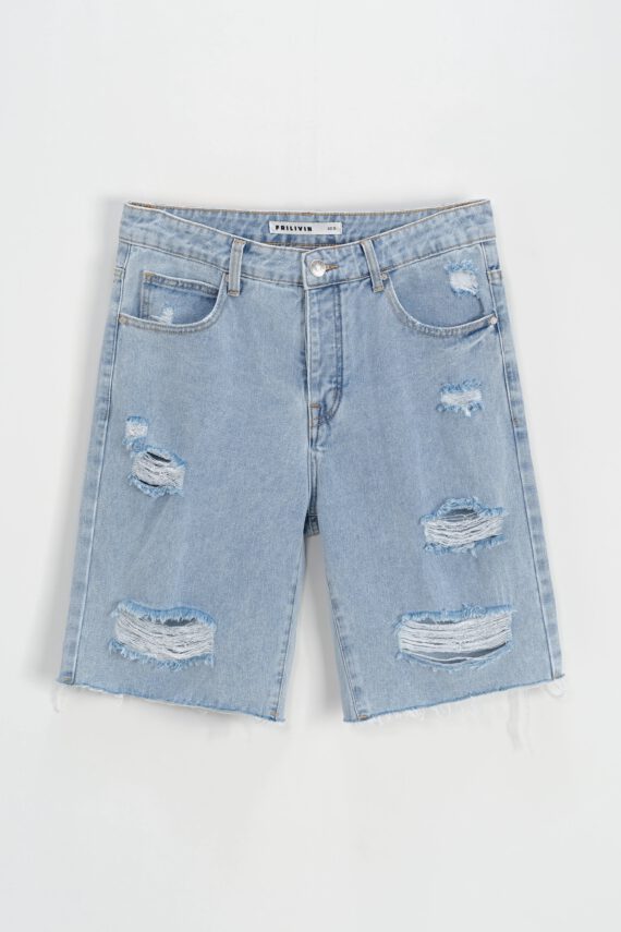 Denim korte broek