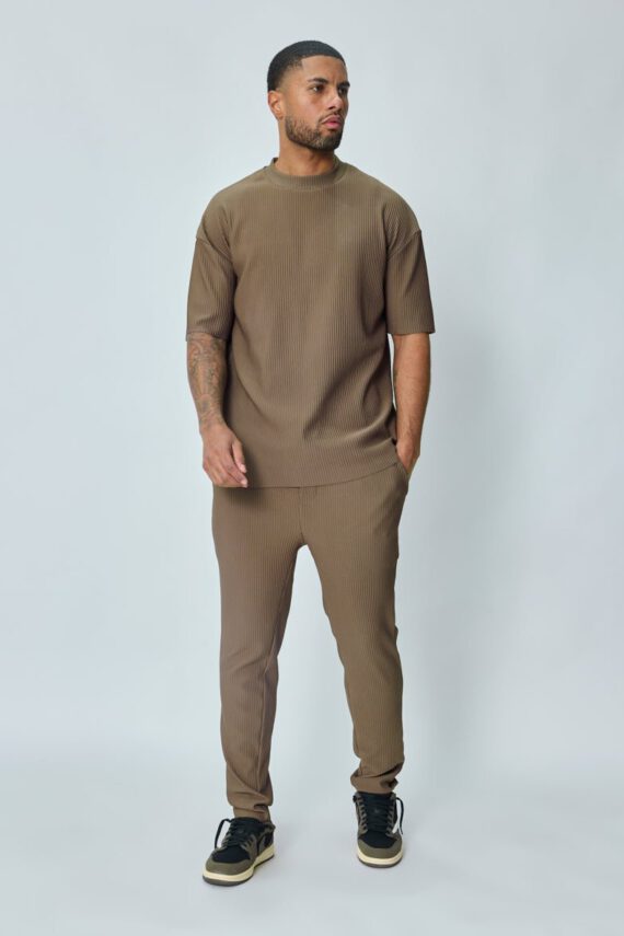 Ensemble t-shirt pantalon uni - Frilivin