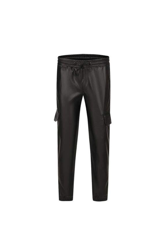 Joggingbroek van imitatieleer