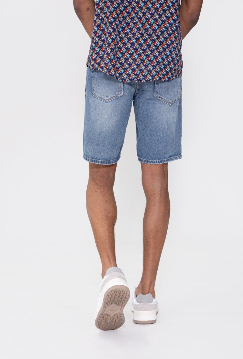 Gescheurde stretchdenimshort
