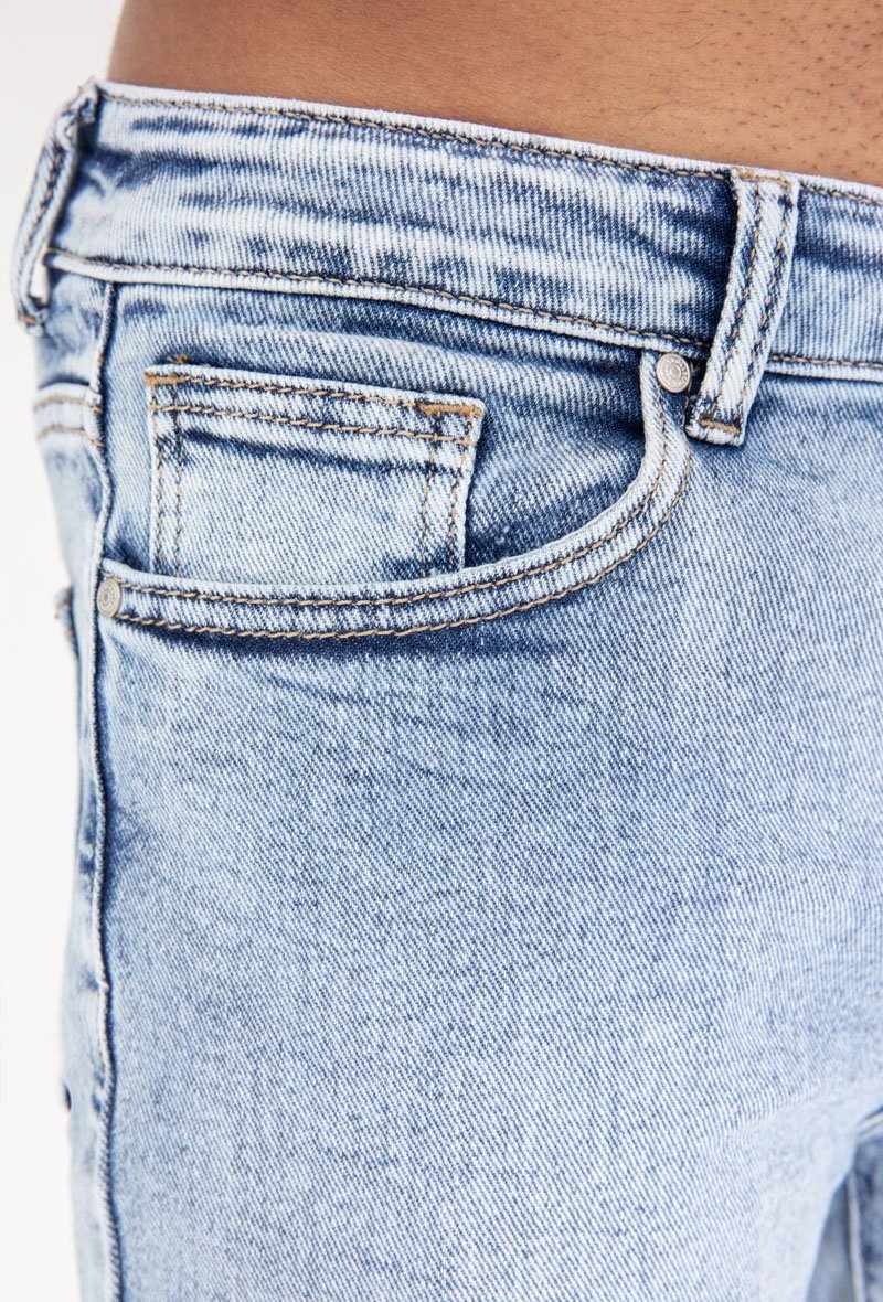 Denim korte broek