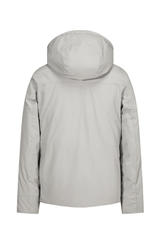 Korte verwarmde parka jas