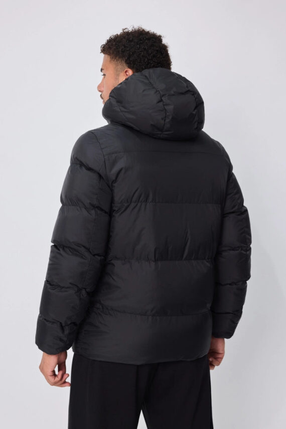 Short plain puffer jacket