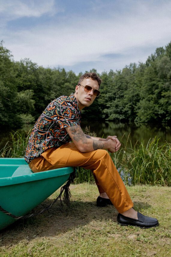 Casual overhemd met bloemenprint