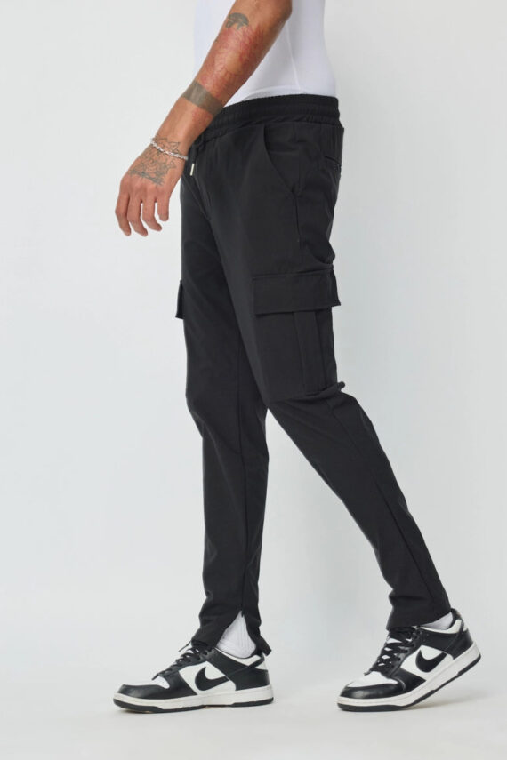 Verstelbare broek met trekkoord in de taille