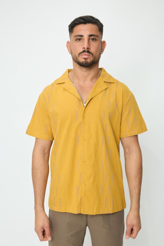 Shirt met korte mouwen en patroon