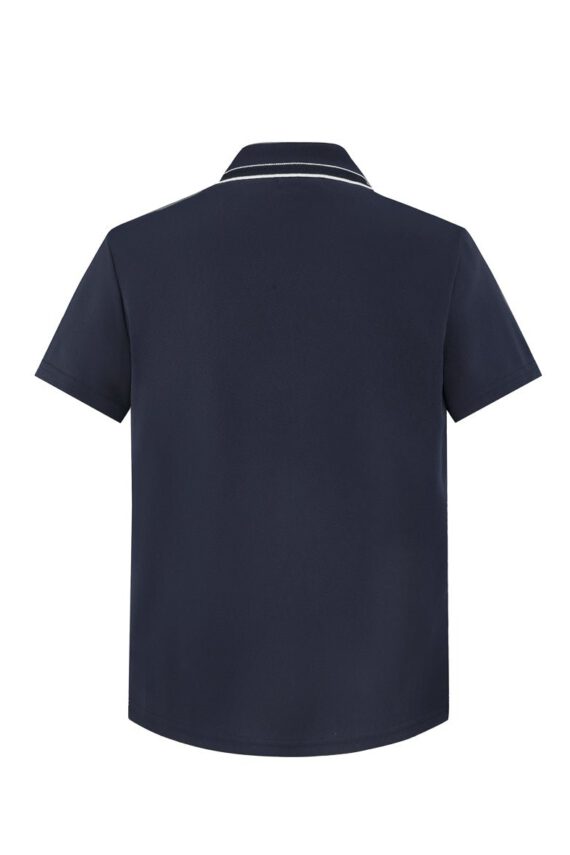 Effen poloshirt met korte mouwen