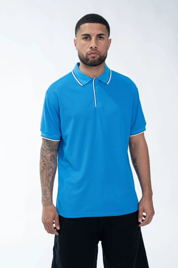Effen poloshirt met korte mouwen