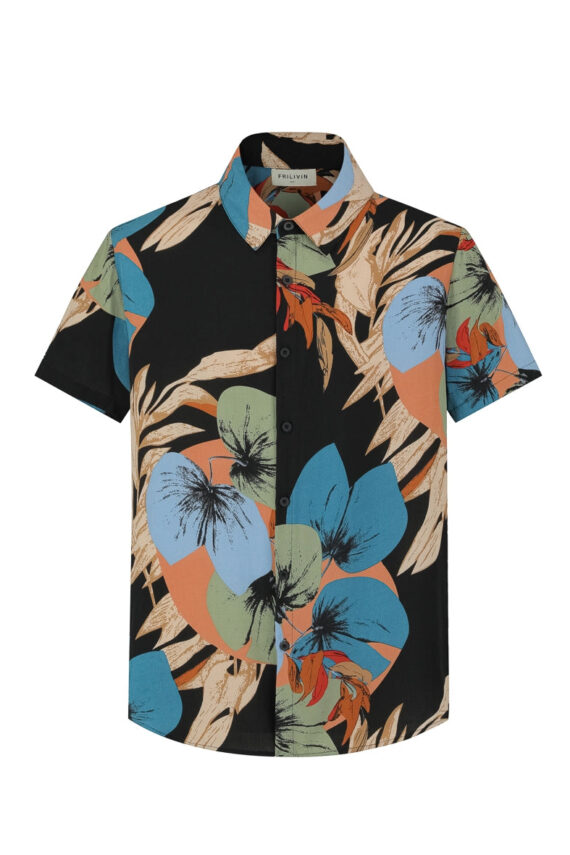 Kort mouwen bloemenshirt