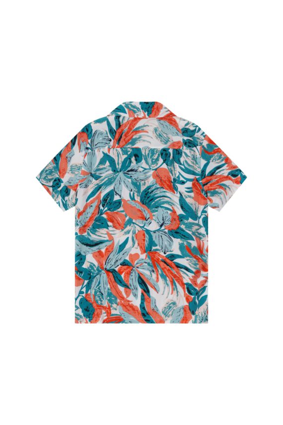 T-shirt met tropische print