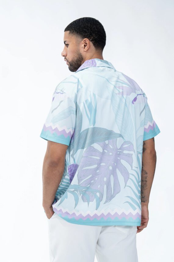 Elegant overhemd met pastelprint