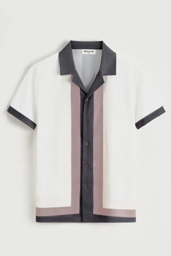 Shirt met korte mouwen en patroon