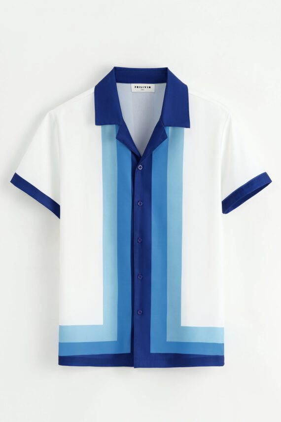 Shirt met korte mouwen en patroon