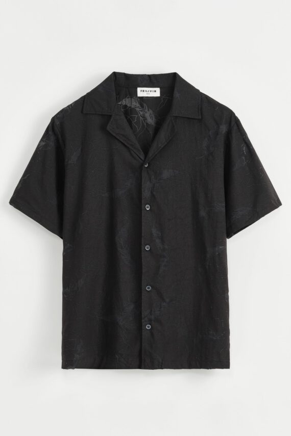 Shirt met korte mouwen en patroon