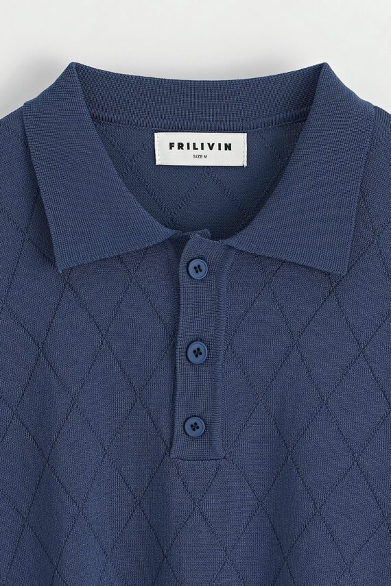Poloshirt met patroon