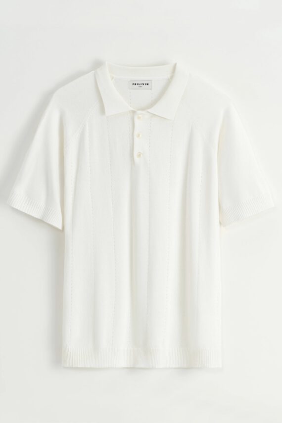 Effen poloshirt met korte mouwen
