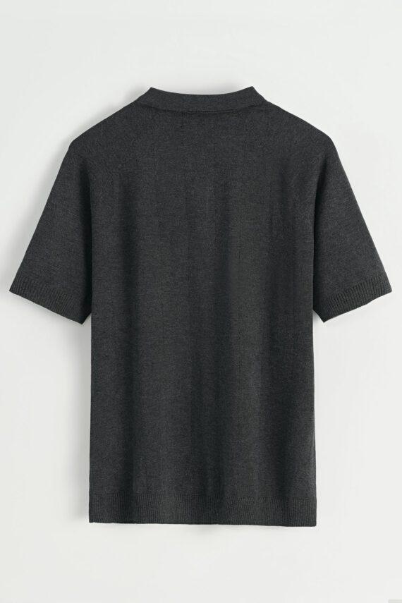 Effen poloshirt met korte mouwen