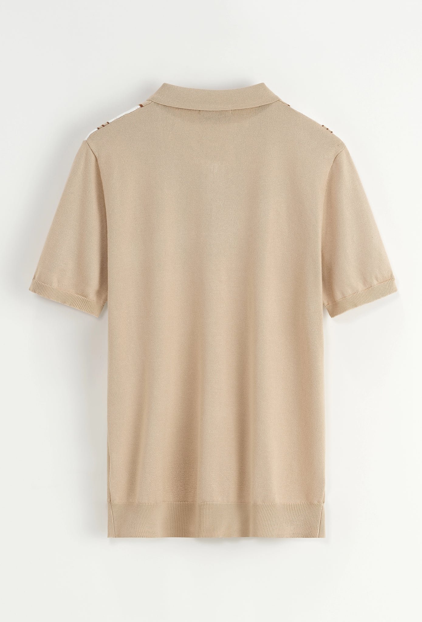 Poloshirt met korte mouwen en strepen met ritssluiting - Afbeelding 2