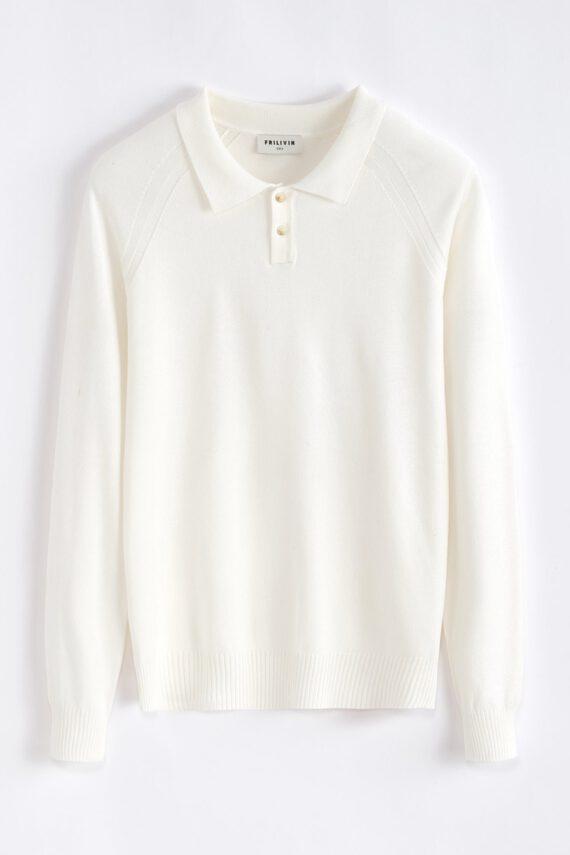 Pull uni manches longues