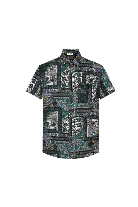 Casual overhemd met paisleyprint