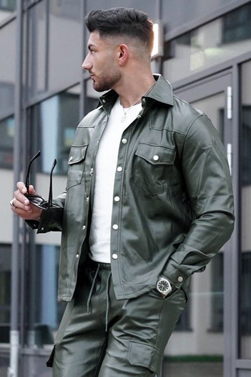 Kunstleren shirt - Afbeelding 4