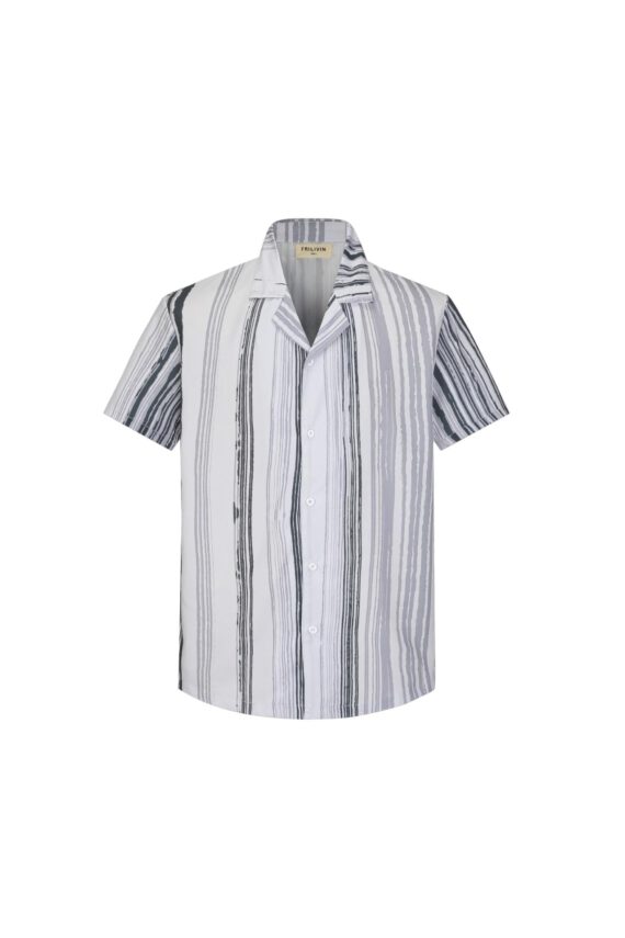 Kort mouwen shirt met abstracte print