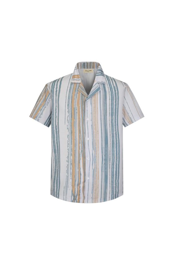 Kort mouwen shirt met abstracte print