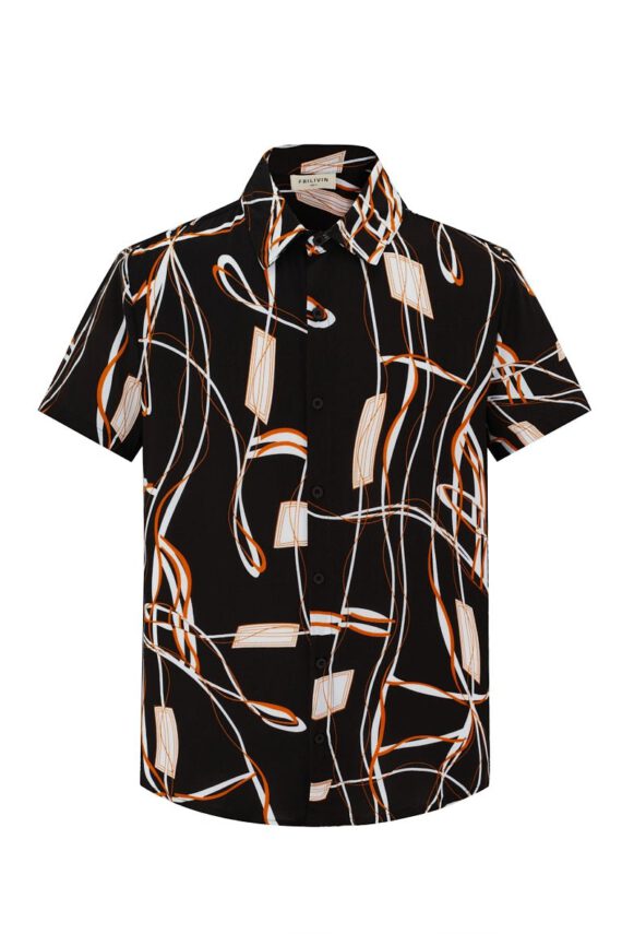 T-shirt met stedelijke grafische print
