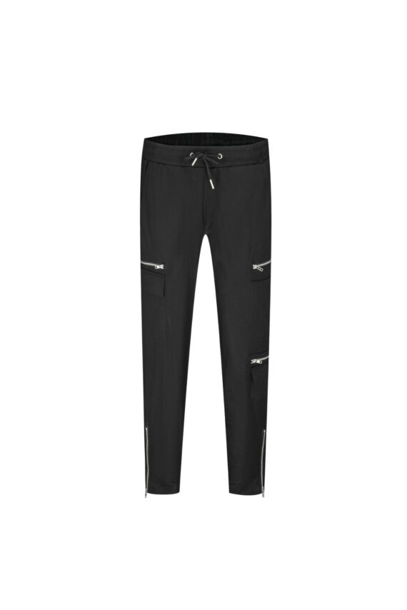 Broek met meerdere zakken en ritsen