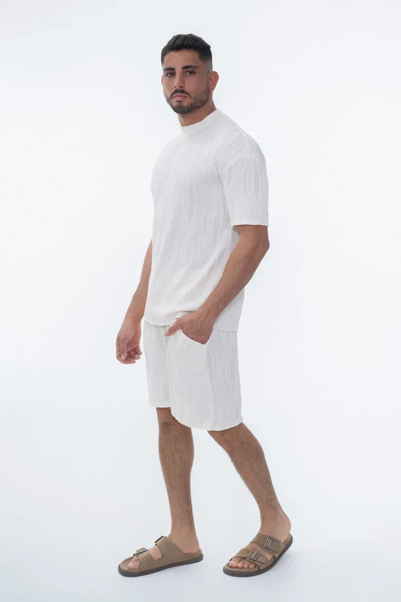 Set met effen shorts en t-shirt - Afbeelding 11