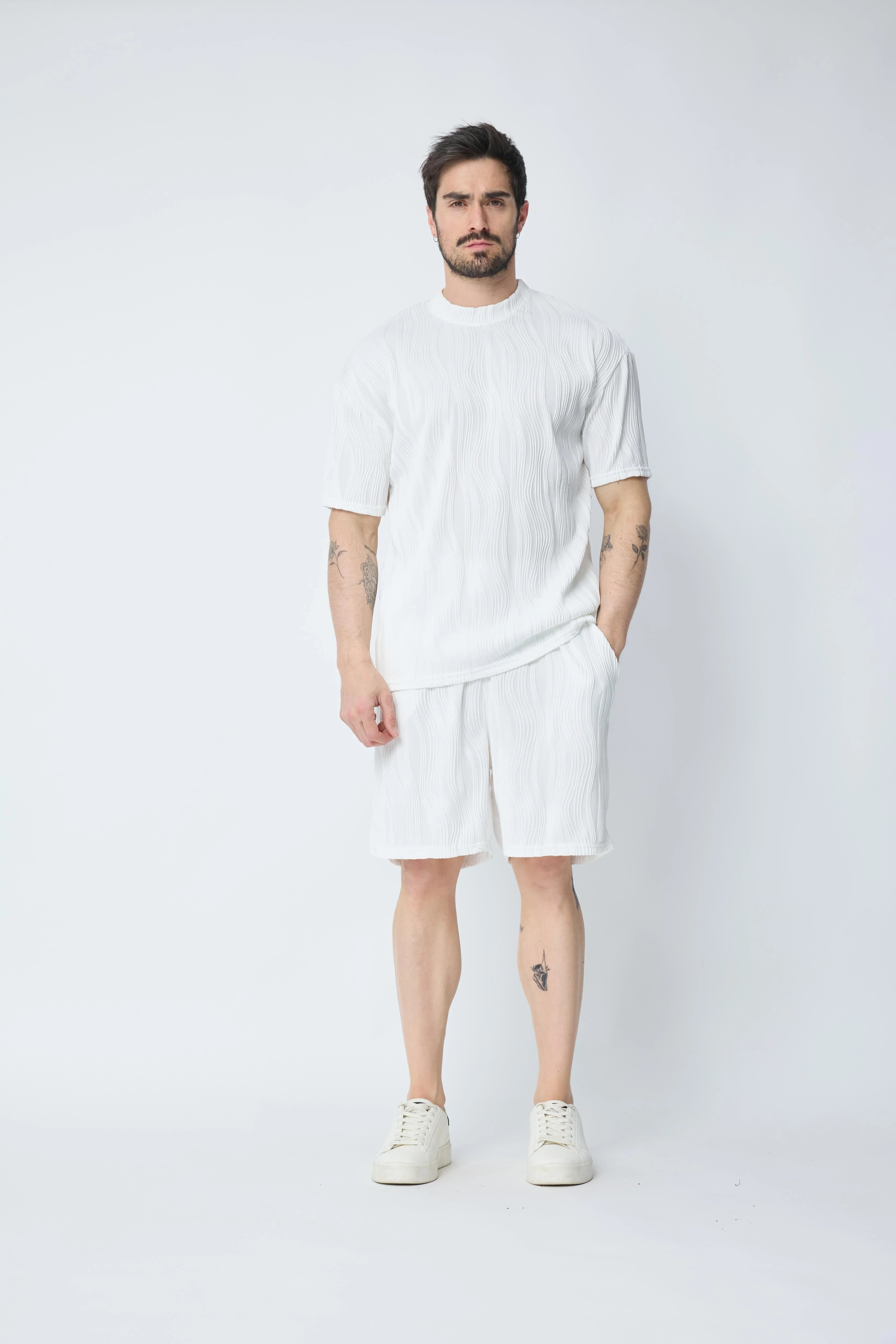 Set met effen shorts en t-shirt - Afbeelding 14