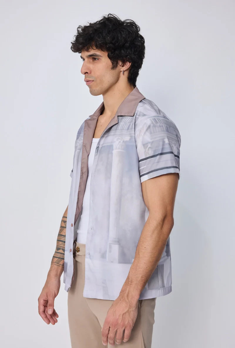 Shirt met korte mouwen en patroon - Afbeelding 6