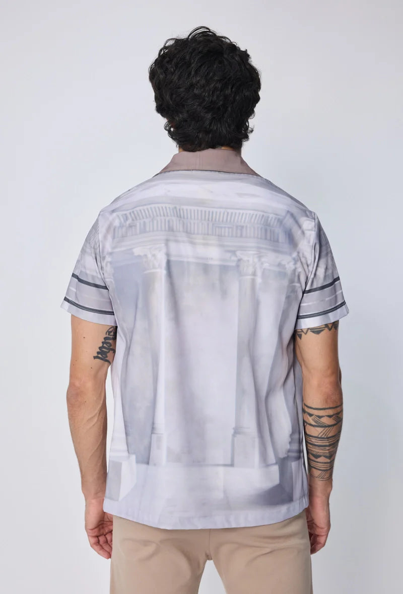 Shirt met korte mouwen en patroon - Afbeelding 7