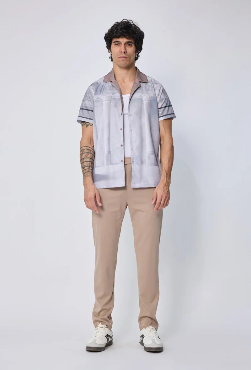 Shirt met korte mouwen en patroon - Afbeelding 8