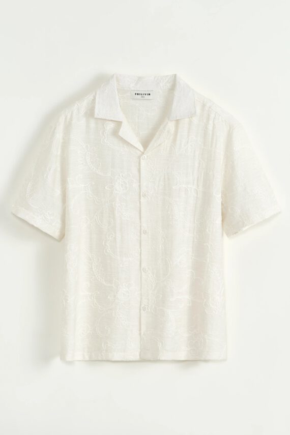 Shirt met korte mouwen en patroon