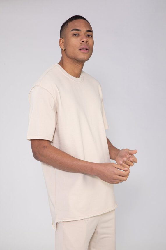 Eenvoudig effen t-shirt