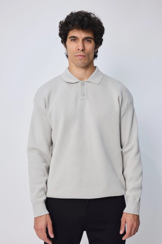 Poloshirt met lange mouwen