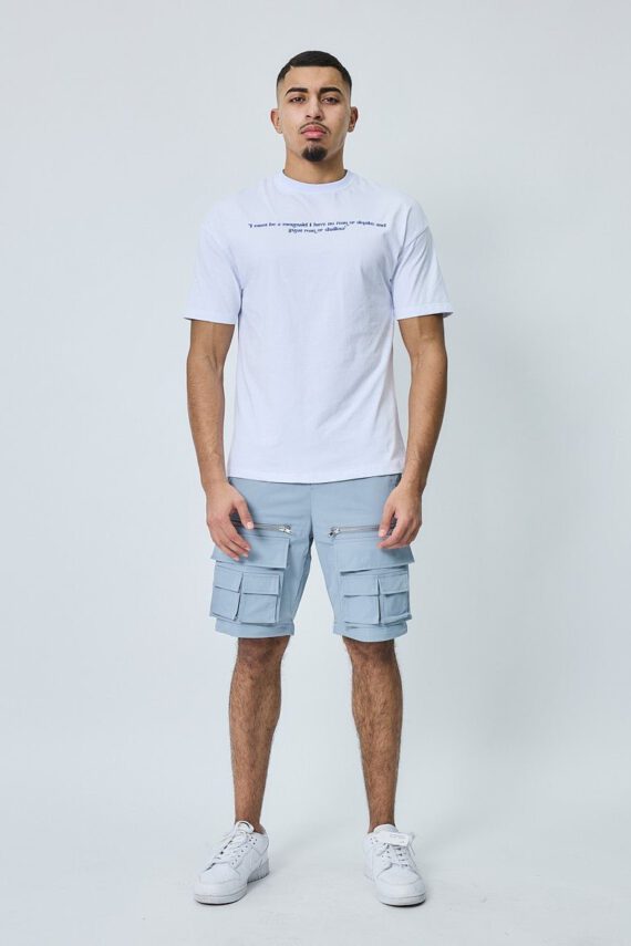 Oversized T-shirt met bandanaprint