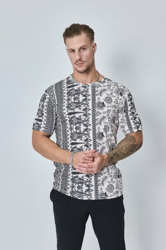 T-shirt met bloemenprint