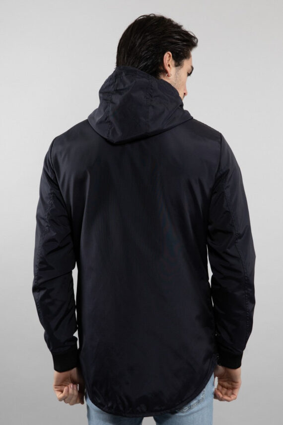Lange oversized windjack