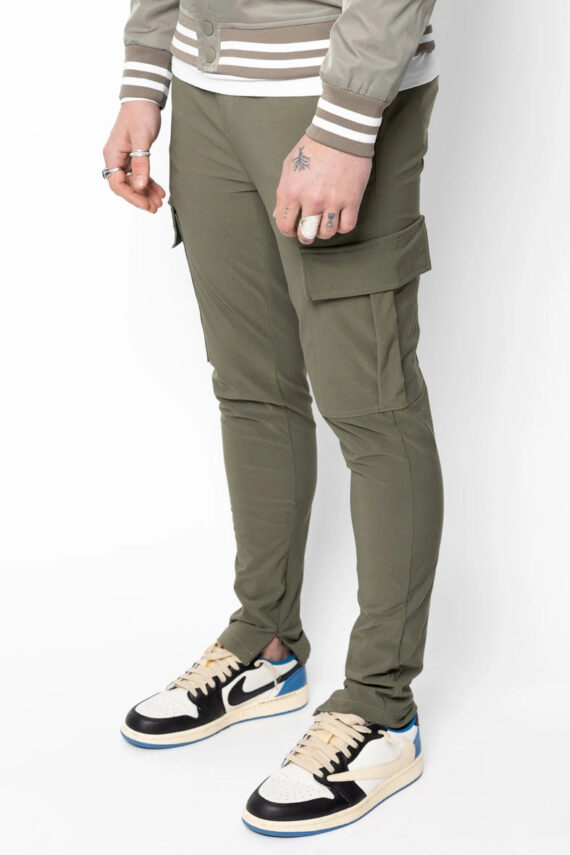 Verstelbare broek met trekkoord in de taille