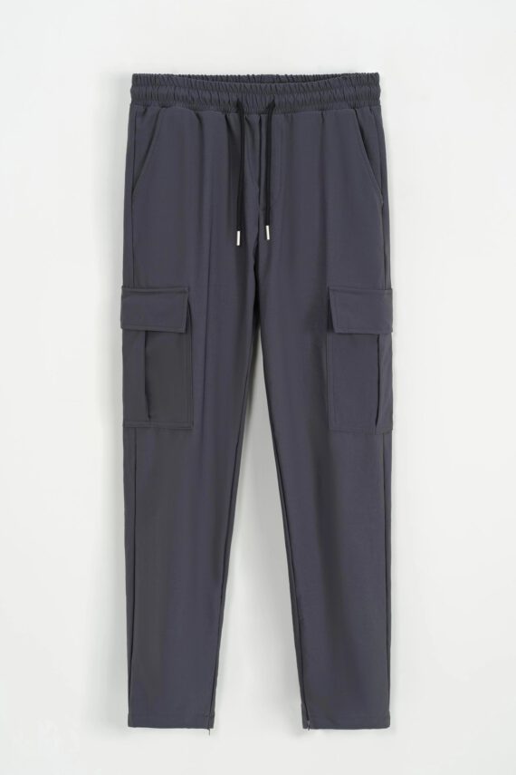 Verstelbare broek met trekkoord in de taille