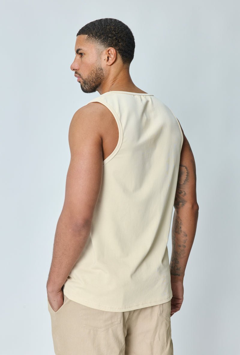 Effen mouwloos t-shirt - Afbeelding 5