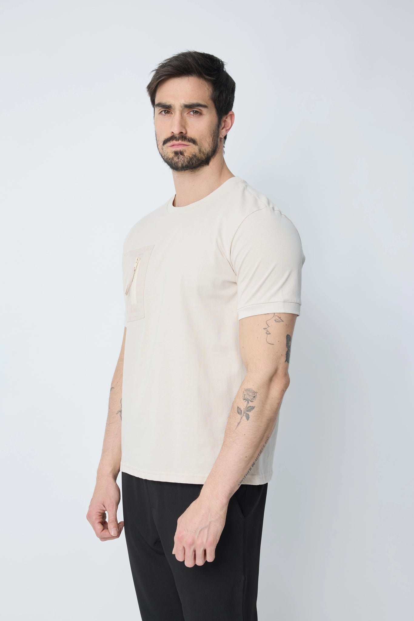 T-shirt uni - Afbeelding 2