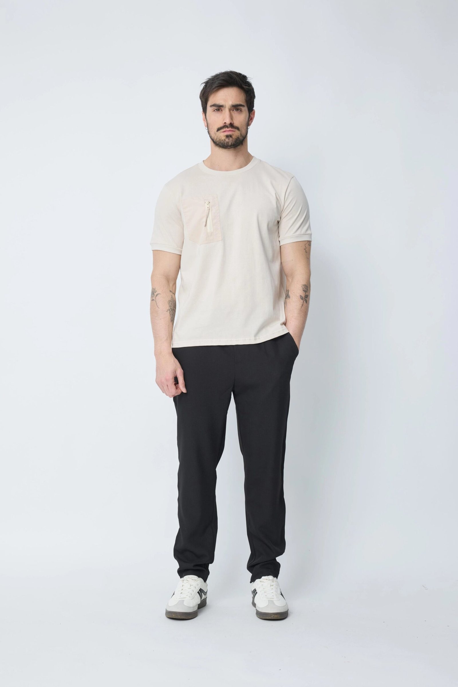 T-shirt uni - Afbeelding 3